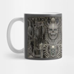 skull pharaoh egypt alien borg Mug